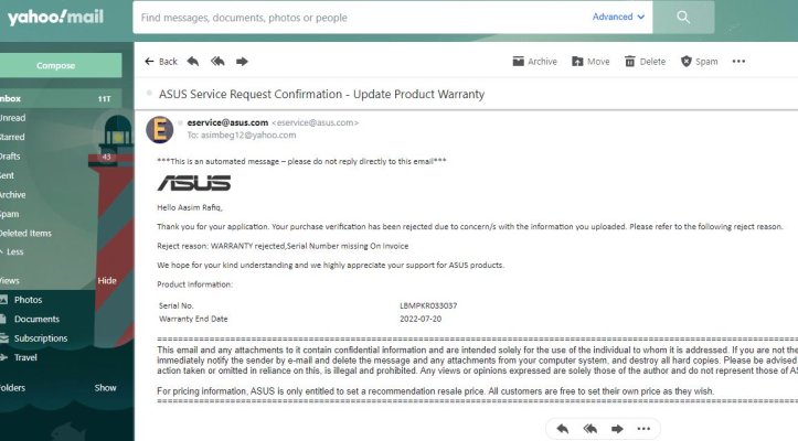 Asus Rejection mail.JPG